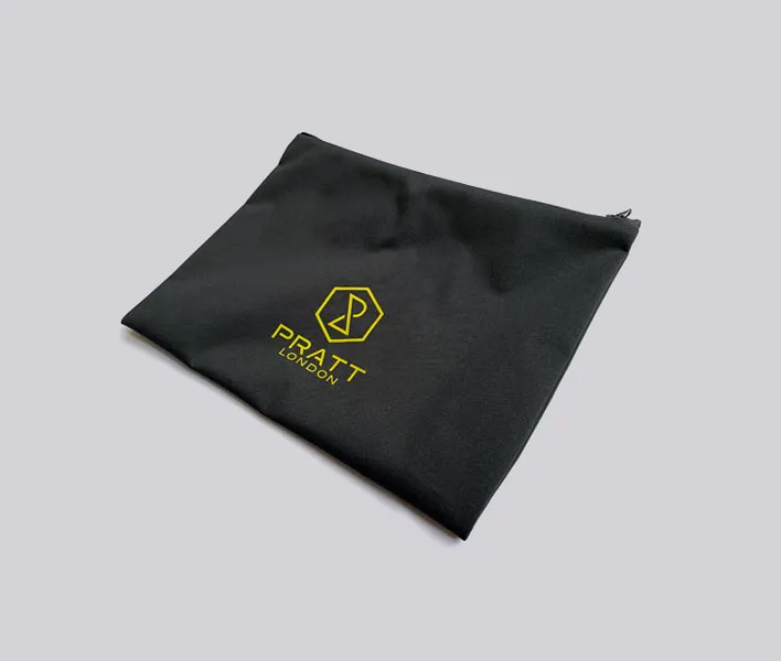 Custom zip-lock waterproof garment bag.